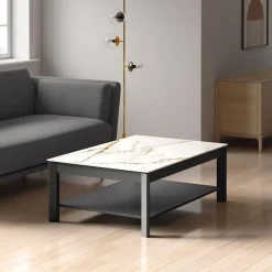 Cancio Multiplus Mini Table basse rectangulaire en Dekton avec double plateau* Table De Salon