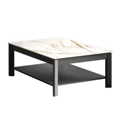 Cancio Multiplus Mini Table basse rectangulaire en Dekton avec double plateau* Table De Salon