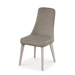Europea Nadine Chaise de salle à manger en tissu et pieds en bois fabriquée en Italie* Chaise De Salle à Manger|Chaise Salon