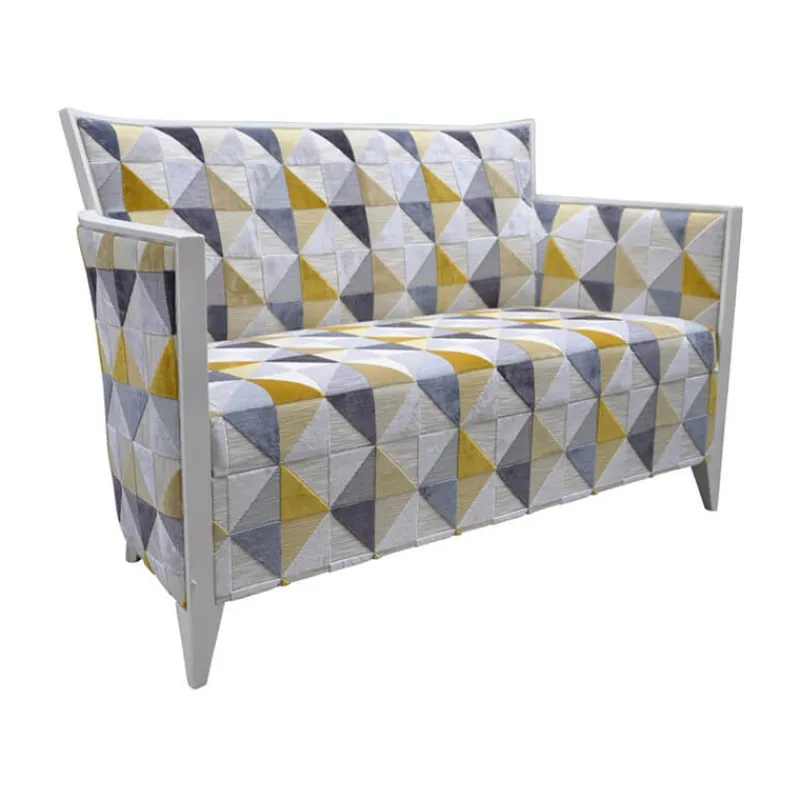 Paget Nathan Canapé art déco 2 personnes en tissu fabriqué en France* Fauteuil De Salon