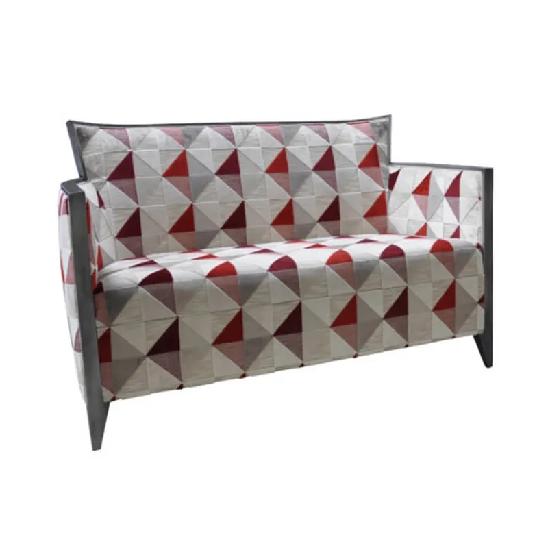 Paget Nathan Canapé art déco 2 personnes en tissu fabriqué en France* Fauteuil De Salon