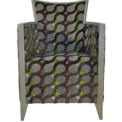 Paget Nathan Fauteuil art déco fabriqué en France en tissu et bois massif* Fauteuil De Salon