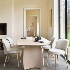 Mobitec Neo ® Chaise cosy confortable en tissu et pieds bois* Chaise De Salle à Manger|Chaise Salon