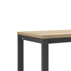 Cancio Neox Table snack en stratifié pieds forme traineau en métal faible profondeur* Table De Cuisine|Table De Salle à Manger