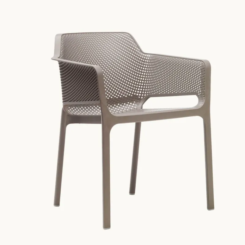 Net Fauteuil de terrasse moderne en polypropylène* Chaise De Jardin|Fauteuil De Jardin