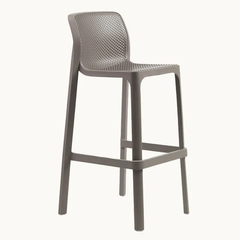 Net Tabouret haut empilable en polypropylène* Tabouret Snack (assise +/- 65 Cm)|Tabouret De Bar (assise +/- 80 Cm)