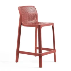 Net Tabouret haut empilable en polypropylène* Tabouret Snack (assise +/- 65 Cm)|Tabouret De Bar (assise +/- 80 Cm)