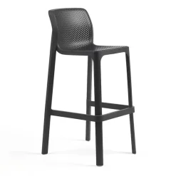 Net Tabouret haut empilable en polypropylène* Tabouret Snack (assise +/- 65 Cm)|Tabouret De Bar (assise +/- 80 Cm)