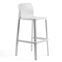 Net Tabouret haut empilable en polypropylène* Tabouret Snack (assise +/- 65 Cm)|Tabouret De Bar (assise +/- 80 Cm)