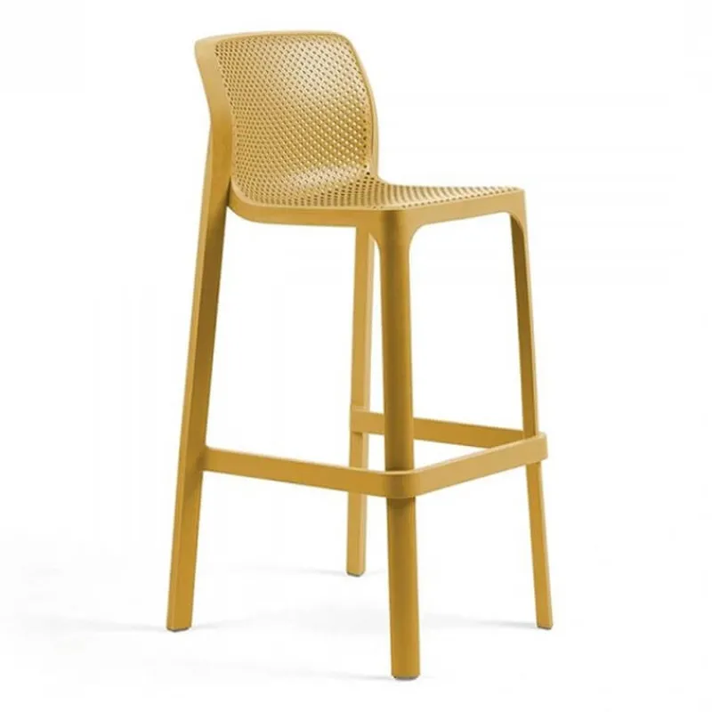 Net Tabouret haut empilable en polypropylène* Tabouret Snack (assise +/- 65 Cm)|Tabouret De Bar (assise +/- 80 Cm)