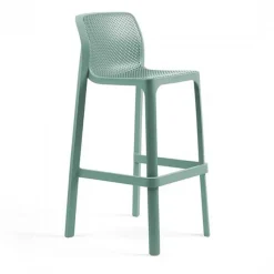 Net Tabouret haut empilable en polypropylène* Tabouret Snack (assise +/- 65 Cm)|Tabouret De Bar (assise +/- 80 Cm)