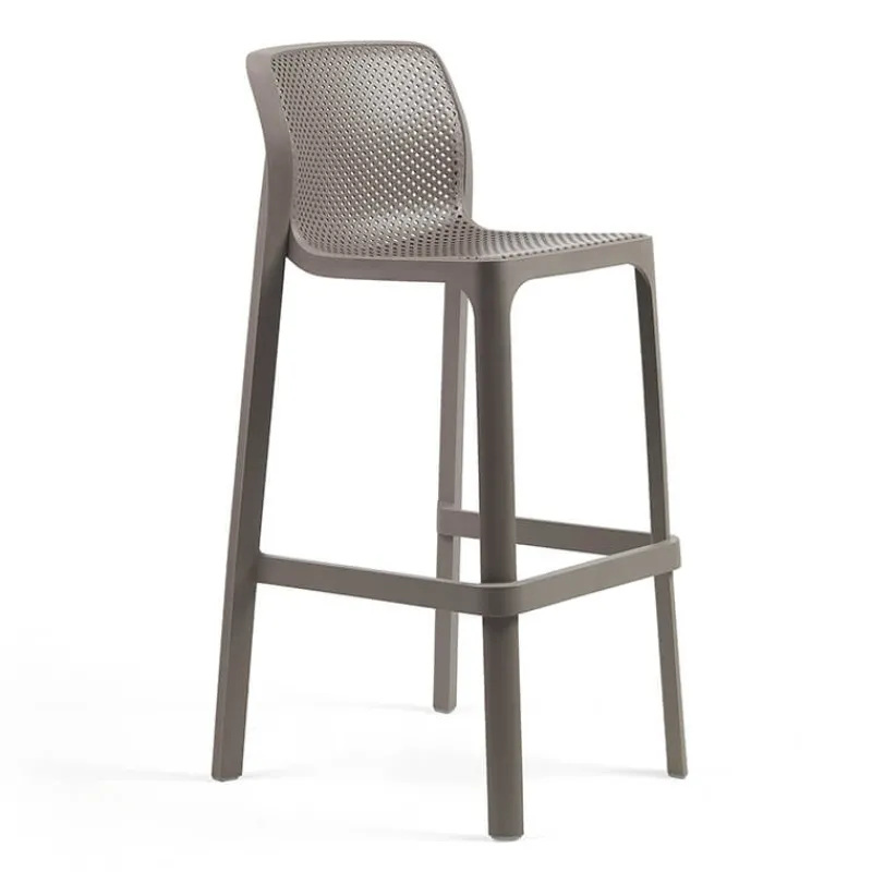 Net Tabouret haut empilable en polypropylène* Tabouret Snack (assise +/- 65 Cm)|Tabouret De Bar (assise +/- 80 Cm)