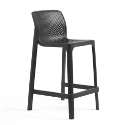 Net Tabouret haut empilable en polypropylène* Tabouret Snack (assise +/- 65 Cm)|Tabouret De Bar (assise +/- 80 Cm)