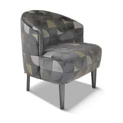 Paget Nico Fauteuil confortable en tissu et en bois fabriqué en France* Fauteuil De Salon