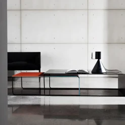 Sovet Italia Nido Sovet® Table basse gigogne en verre* Table De Salon