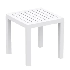 Ocean Side Table basse d’appoint carrée en résine pour jardin* Table De Jardin