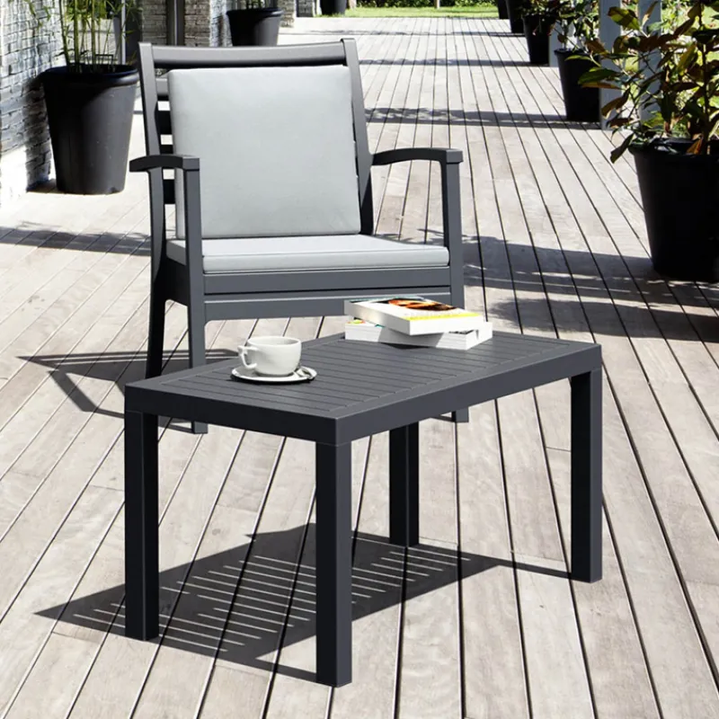 Ocean Table basse de jardin en résine rectangulaire* Table De Jardin