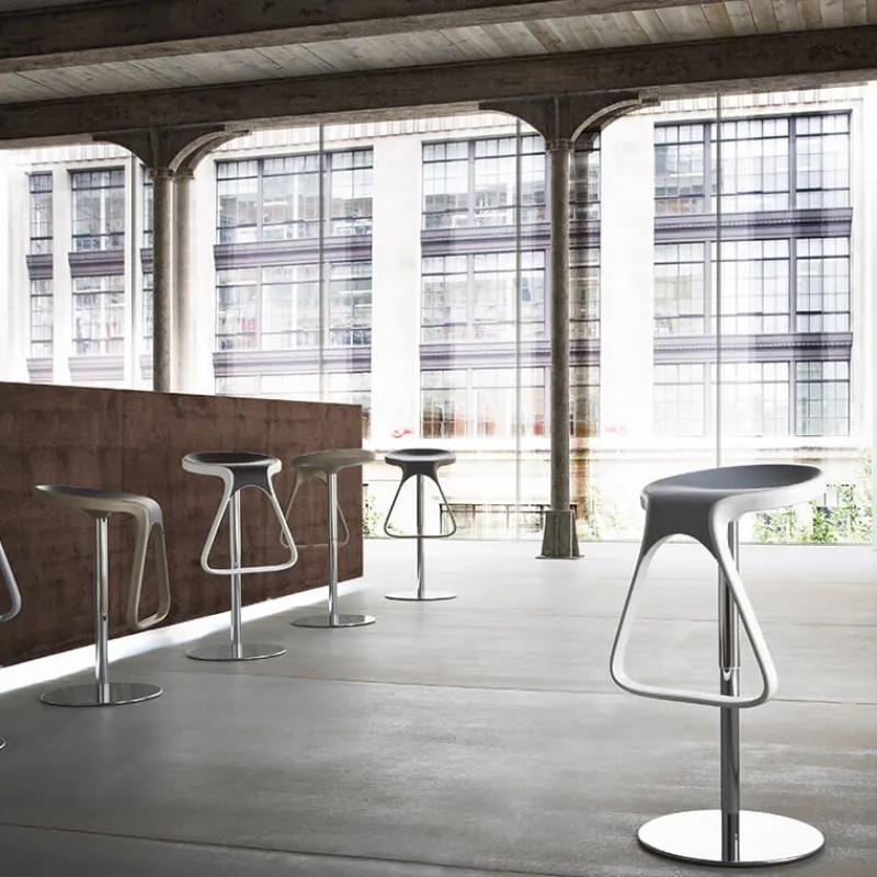 Octo Tabouret design italien pivotant* Tabouret Snack (assise +/- 65 Cm)|Tabouret De Bar (assise +/- 80 Cm)