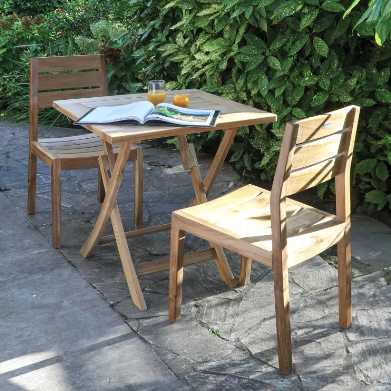 Medicis ODAChaise de jardin en teck massif* Chaise De Jardin