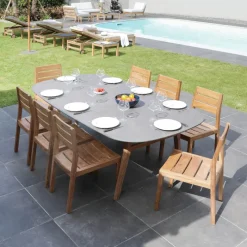 Medicis ODAChaise de jardin en teck massif* Chaise De Jardin