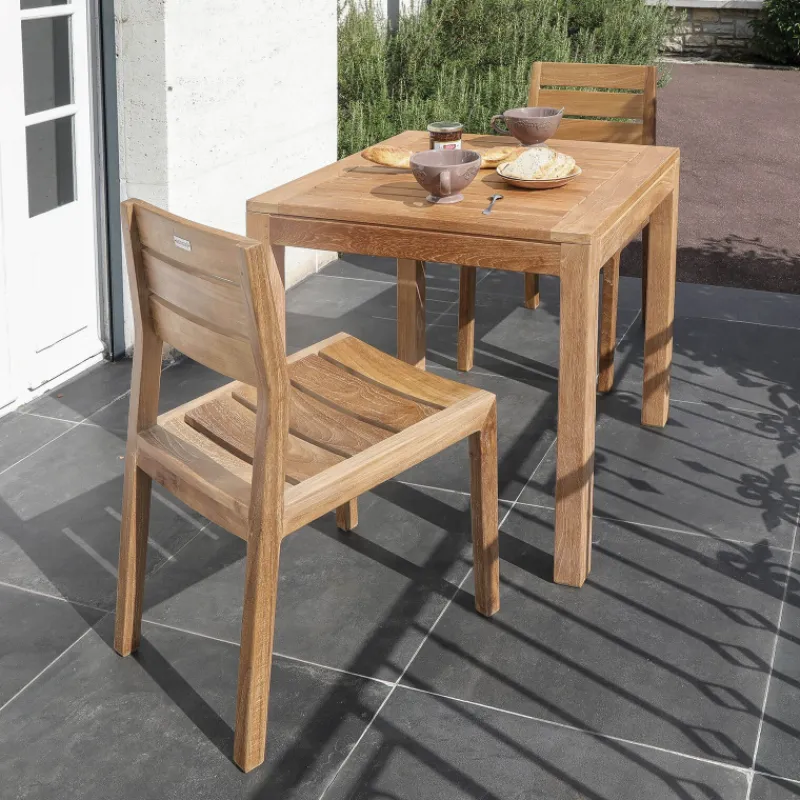 Medicis ODAChaise de jardin en teck massif* Chaise De Jardin