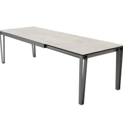 Cancio Okaso Table extensible moderne en céramique pieds en épingle* Table De Salle à Manger
