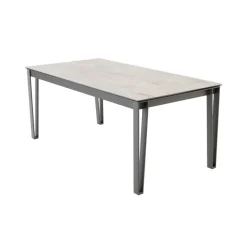Cancio Okaso Table extensible moderne en céramique pieds en épingle* Table De Salle à Manger