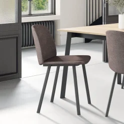 Perfecta Olivia Chaise tendance en tissu et pieds métal* Chaise De Salle à Manger|Chaise Salon