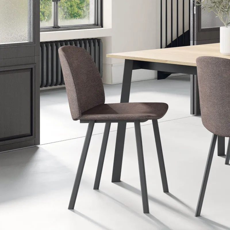 Perfecta Olivia Chaise tendance en tissu et pieds métal* Chaise De Salle à Manger|Chaise Salon
