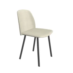 Perfecta Olivia Chaise tendance en tissu et pieds métal* Chaise De Salle à Manger|Chaise Salon