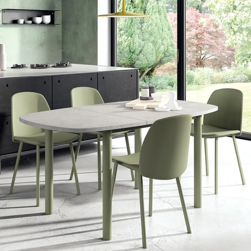 Perfecta Olivia Chaise tendance rembourrée en simili avec pieds en métal* Chaise De Cuisine|Chaise De Salle à Manger