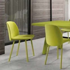 Perfecta Olivia Chaise tendance rembourrée en simili avec pieds en métal* Chaise De Cuisine|Chaise De Salle à Manger