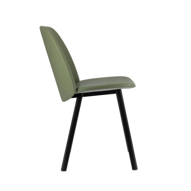 Perfecta Olivia Chaise tendance rembourrée en simili avec pieds en métal* Chaise De Cuisine|Chaise De Salle à Manger