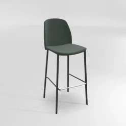 Perfecta Olivia Tabouret de bar en tissu avec pieds métal* Tabouret De Bar (assise +/- 80 Cm)