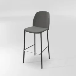 Perfecta Olivia Tabouret de bar en tissu avec pieds métal* Tabouret De Bar (assise +/- 80 Cm)