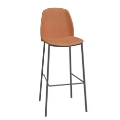 Perfecta Olivia Tabouret de bar tendance rembourré en simili* Tabouret De Bar (assise +/- 80 Cm)