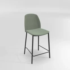 Perfecta Olivia Tabouret snack moderne en tissu* Tabouret Snack (assise +/- 65 Cm)|Tabouret De Bar (assise +/- 80 Cm)