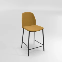 Perfecta Olivia Tabouret snack moderne en tissu* Tabouret Snack (assise +/- 65 Cm)|Tabouret De Bar (assise +/- 80 Cm)