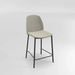 Perfecta Olivia Tabouret snack moderne en tissu* Tabouret Snack (assise +/- 65 Cm)|Tabouret De Bar (assise +/- 80 Cm)