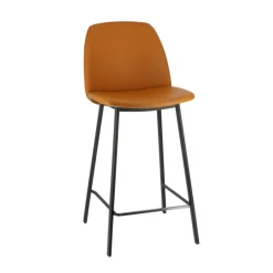 Perfecta Olivia Tabouret snack tendance en simili rembourré* Tabouret Snack (assise +/- 65 Cm)|Tabouret De Bar (assise +/- 80 Cm)