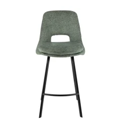 OlivierTabouret snack en tissu avec pieds en métal* Tabouret Snack (assise +/- 65 Cm)|Tabouret De Bar (assise +/- 80 Cm)