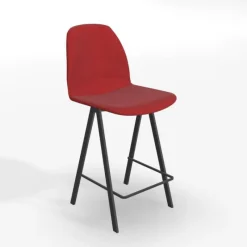Perfecta Ona Tabouret snack en tissu style moderne* Tabouret Snack (assise +/- 65 Cm)|Tabouret De Bar (assise +/- 80 Cm)