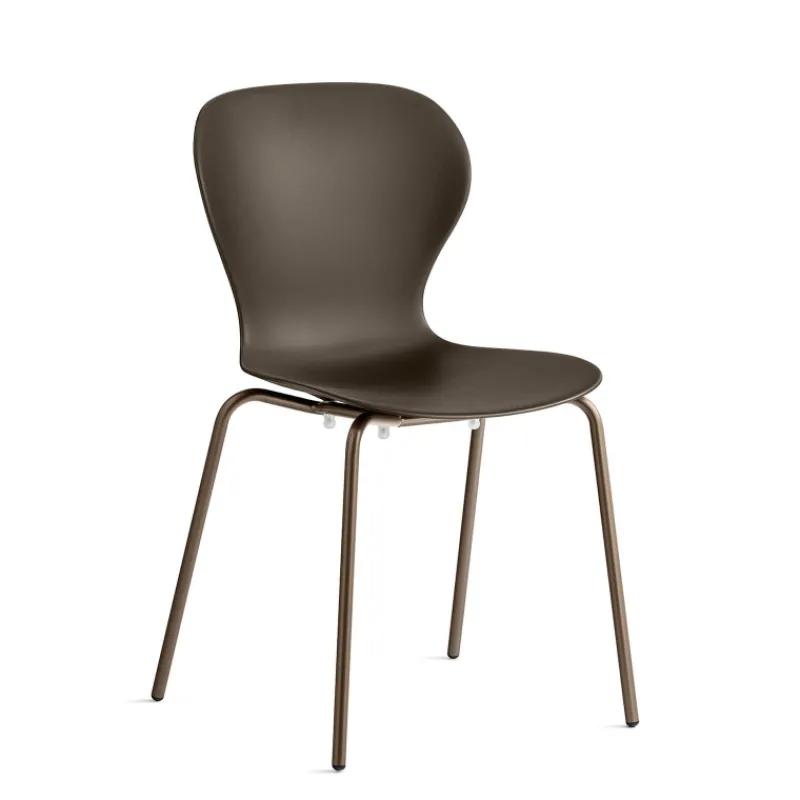 OPS ! Connubia© Chaise italienne empilable en polypropylène avec pieds en métal* Chaise De Cuisine|Chaise De Salle à Manger
