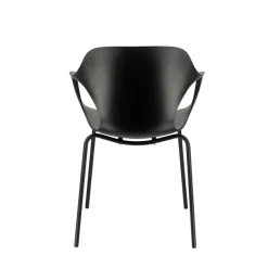 OPS ! Connubia© Fauteuil design italien empilable en polypropylène avec pieds en métal* Chaise De Cuisine|Chaise De Salle à Manger