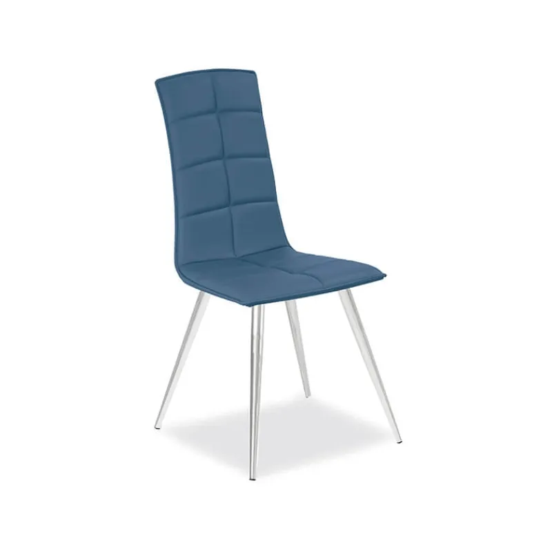 Europea Oregon Chaise matelassée italienne avec pieds en métal* Chaise De Cuisine|Chaise De Salle à Manger