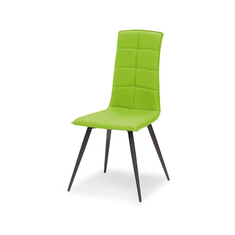 Europea Oregon Chaise matelassée italienne avec pieds en métal* Chaise De Cuisine|Chaise De Salle à Manger