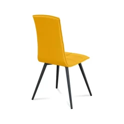 Europea Oregon Chaise matelassée italienne avec pieds en métal* Chaise De Cuisine|Chaise De Salle à Manger