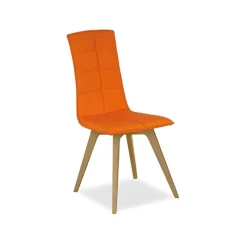 Europea Oregon Chaise matelassée italienne avec pieds en bois* Chaise De Cuisine|Chaise De Salle à Manger
