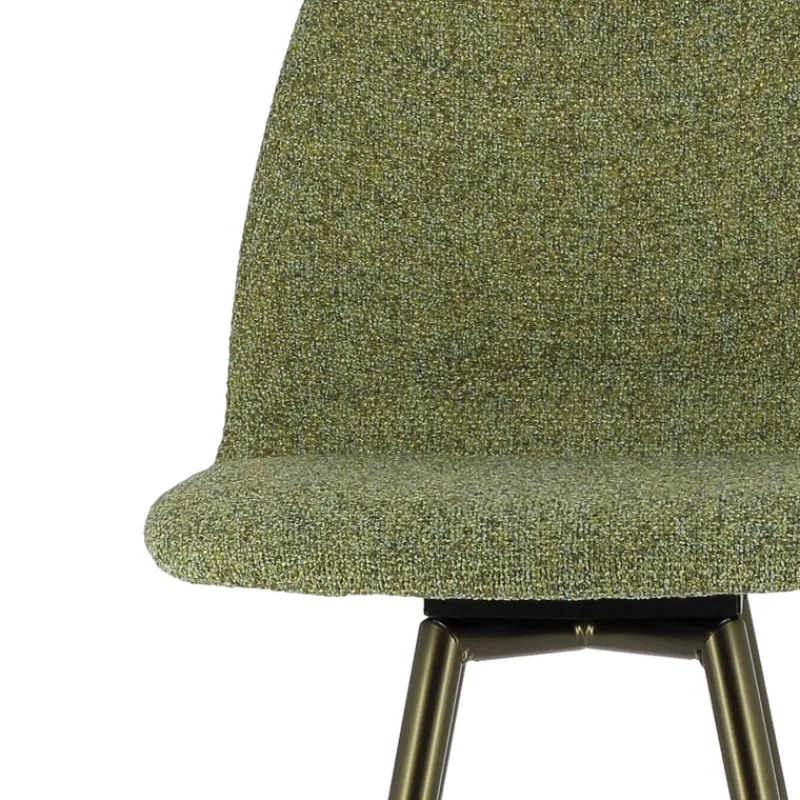 Perfecta Osaka Tabouret de bar moderne en tissu et pieds en métal* Tabouret De Bar (assise +/- 80 Cm)