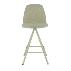 Perfecta Osaka Tabouret snack moderne en tissu et pieds métal* Tabouret Snack (assise +/- 65 Cm)|Tabouret De Bar (assise +/- 80 Cm)